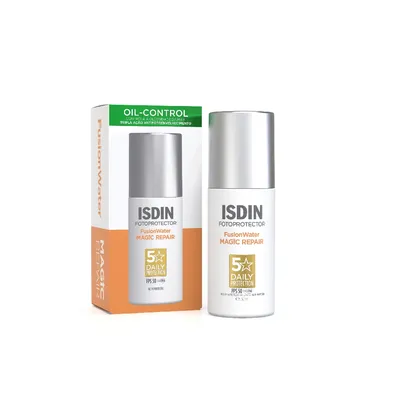 Protetor Solar Facial FPS 50 Fotoprotector Isdin Fusion Water Magic Repair 50ml