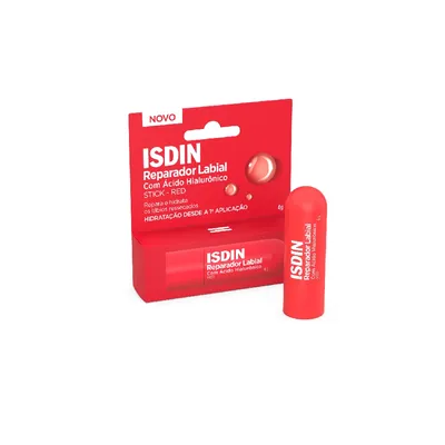 Reparador Labial Stick Isdin Red Ácido Hialurônico 4G preço