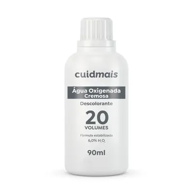 Agua Oxigenada Cremosa Cuidmais 20 Volumes 90Ml preço