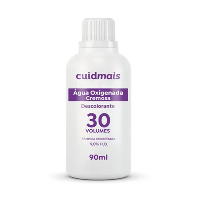 Agua Oxigenada Cremosa Cuidmais 30 Volumes 90Ml preço