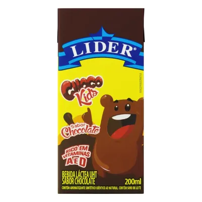Bebida Láctea Choco Líder 200ml