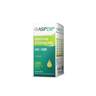 Aspdip Dipirona 500mg Gotas 20ml