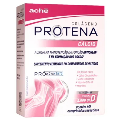 Suplemento Alimentar Protena Cálcio 2.000Ui 60 Comprimidos