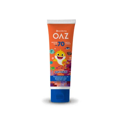 Protetor Solar Oaz Baby Shark FPS 70 125ml