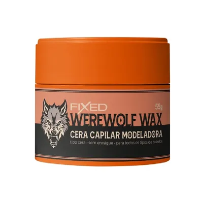 Cera Capilar Fixed Modeladora Werewolf Com Queratina 55g