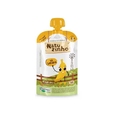 Papinha De Fruta Orgânico Natuzinho Banana 99g