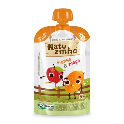 Papinha De Fruta Orgânico Natuzinho Manga/Maçã 99g