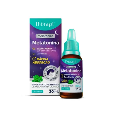 Melatonize Melatonina Thérapi Sabor Menta 20ml 