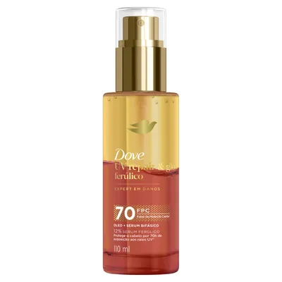 Óleo e Sérum Bifásico Dove UV Repair & Glow + Ferúlico Spray 110ml