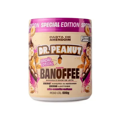 Pasta de Amendoim Sabor Banoffe 600g