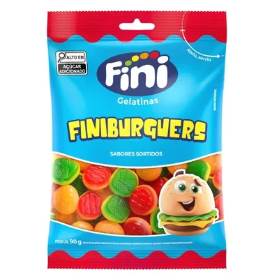 Bala De Gelatina Fini Finiburguers 80g