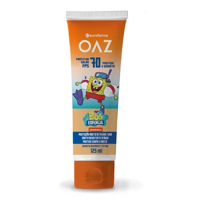 Protetor Solar OAZ Bob Esponja FPS70 125ml