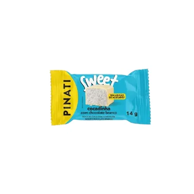 Doce Pinati Sweet Cocadinha Com Chocolate Branco 14g