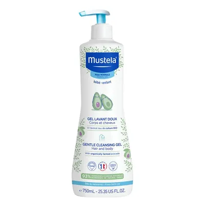 Mustela Gel Lavante Suave Com Abacate Orgânico 750ml
