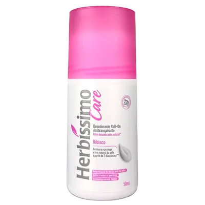 Desodorante Roll-On Antitranspirante Herbíssimo Care Hibisco 50ml