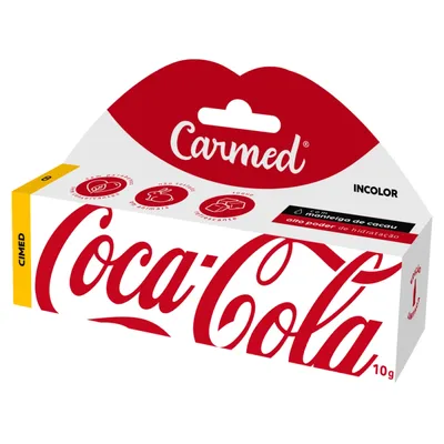 Hidratante Labial Coca-Cola Carmed Incolor 10g