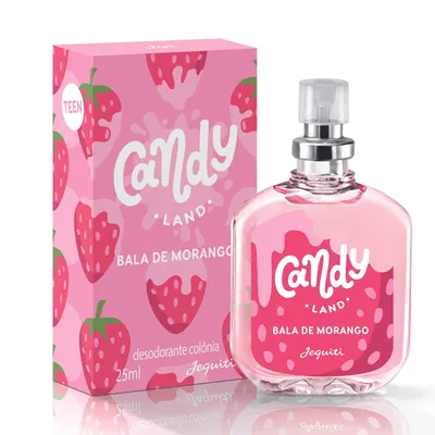 Desodorante Colônia Jequiti Candy Land Bala De Morango 25ml