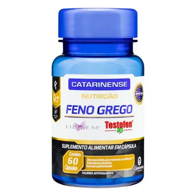 Suplemento Alimentar Feno-Grego Catarinense Nutrição Frasco 60 Cápsulas preço
