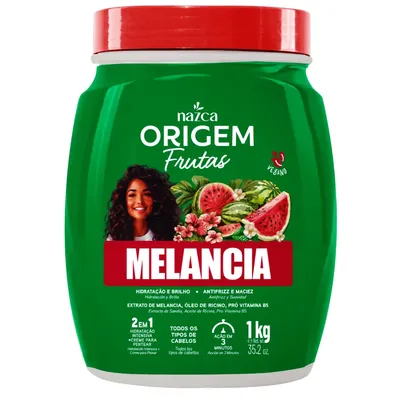 Creme de Tratamento Origem Frutas 2 Em 1 Melancia 1kg