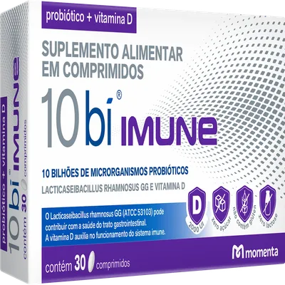 Suplemento Alimentar 10 Bi Imune 30 Comprimidos