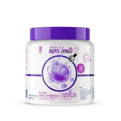 Creme de Pentear Probelle Ácido Hialurônico Super Bonita 900ml