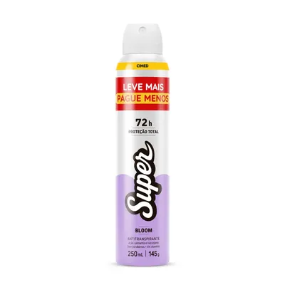 Desodorante Super Cimed Aerosol Bloom 250ml