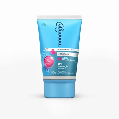 Desodorante Creme Monange Antitranspirante Hidratante 50g