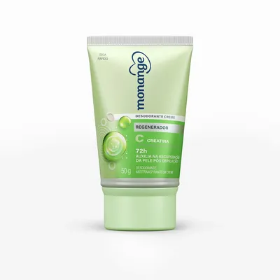 Desodorante Creme Monange Antitranspirante Regenerador 50g