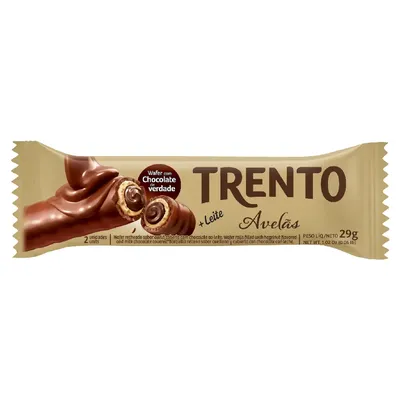 Trento Avelã Cobertura Chocolate 29g