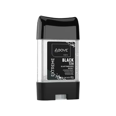 Desodorante Gel Men Extreme Invisible Black Above 82g
