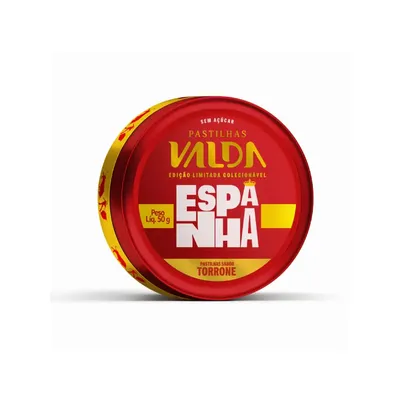 Valda Campeões Espanha Torrone 50g