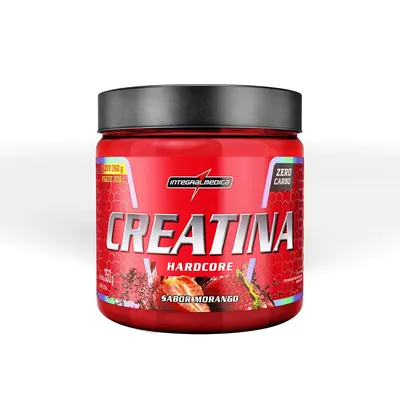 Creatina Integralmédica Hardcore Morango 350g