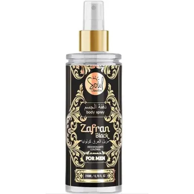Body Splash Soul Zafran Black For Men 200ml