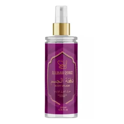 Body Splash Desodorante Soul Allibah Rouge 200ml