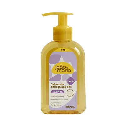 Sabonete Liquido Joao Maria bebe lavanda 200Ml