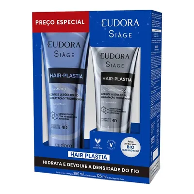 Kit Siàge Hair-Plastia Shampoo 250ml + Condicionador 125ml