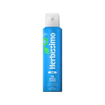 Desodorante Aerossol Herbíssimo Zero Alumínio Feminino Clouds 150ml
