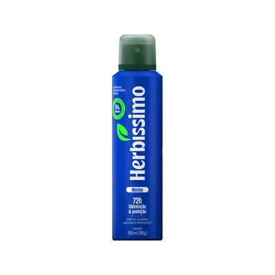 Desodorante Aerossol Herbíssimo Zero Alumínio Masculino Marine 150ml