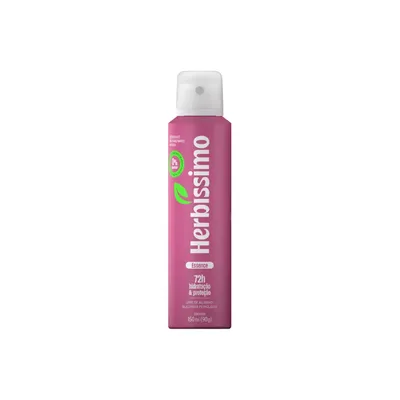 Desodorante Aerossol Herbíssimo Zero Alumínio Feminino Essência 150ml