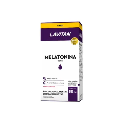 Lavitan Melatonina Morango 0,21mg Frasco 30ml