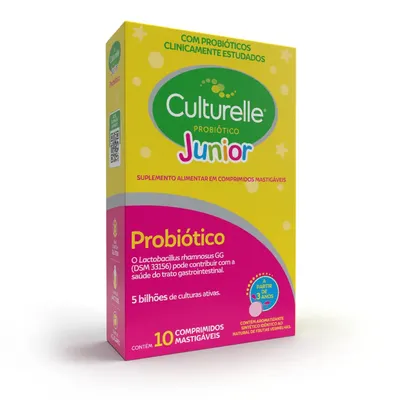 Culturelle Junior Probiótico 10 Comprimidos