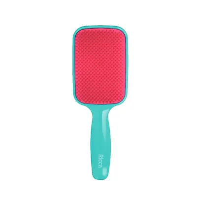 Escova de Cabelo Ricca Raquete Flex Blue