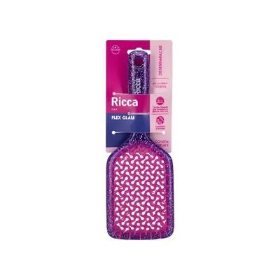 Escova de Cabelo Ricca Flex Glam Roxa