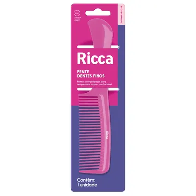 Pente Ricca Dentes Finos