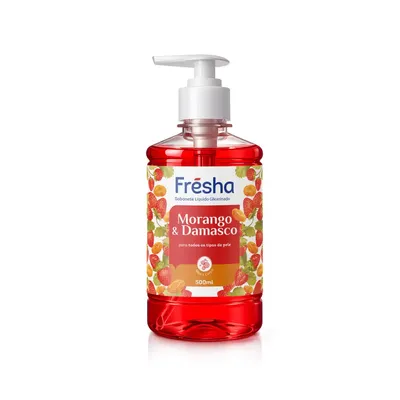 Sabonete Liquido Fresha Morango com Damasco 500ml