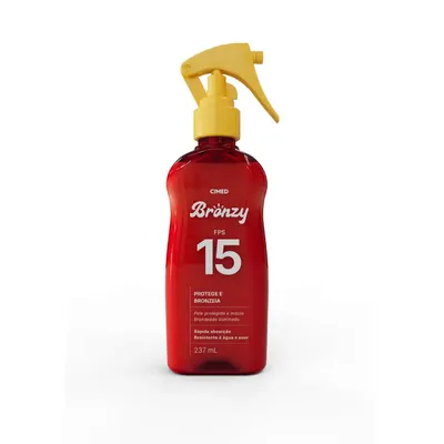 Protetor Solar Bronzy FPS 15 Spray 237 ML