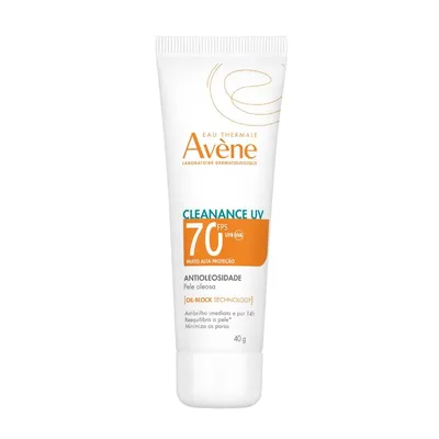 Protetor Solar Avène Cleanance UV Antioleosidade FPS70 40g