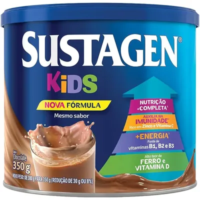 Complemento Alimentar Sustagen Kids Sabor Chocolate Lata 350g