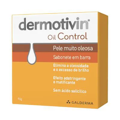 Dermotivin Control Sabonete Em Barra Para O Rosto 90g