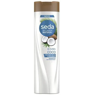 Shampoo Seda Recarga Natural Bomba Coco 325ml